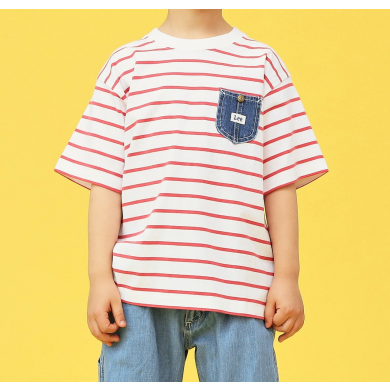 キッズ デニムポケットTシャツ