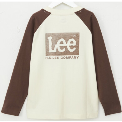 ッズ バックプリント長袖Tシャツ