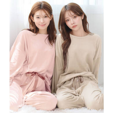 《新色入荷》ベーシック ストレッチボア上下セット