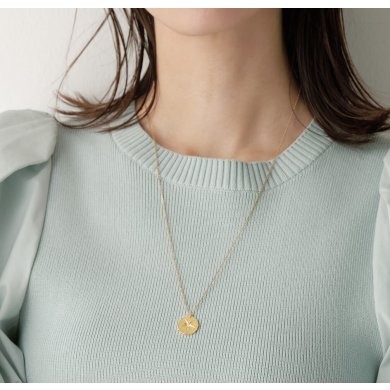 オシャレをしながら血行を改善！コインネックレス♡