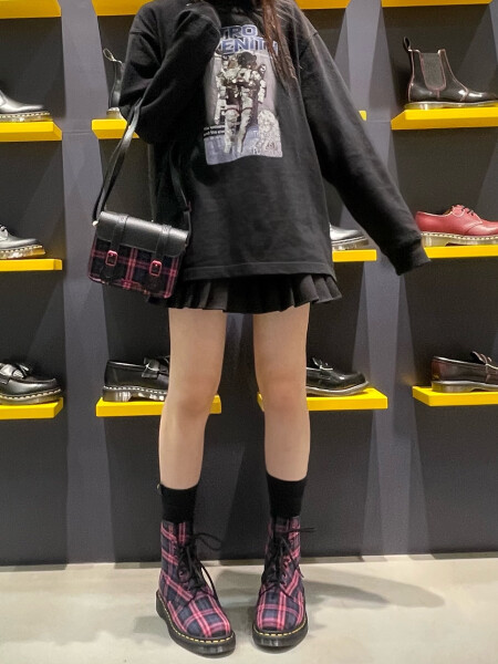 🍒チェック✖︎Dr.martens🍒